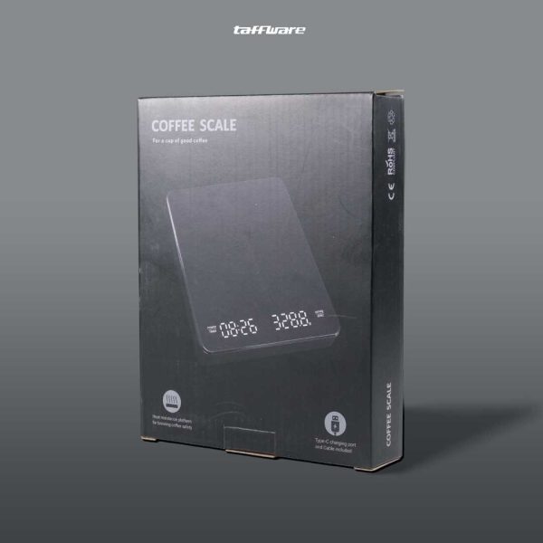 Taffware Digipounds Timbangan Kopi Digital Timer Coffee Scale 3kg 0.1g - CK2150