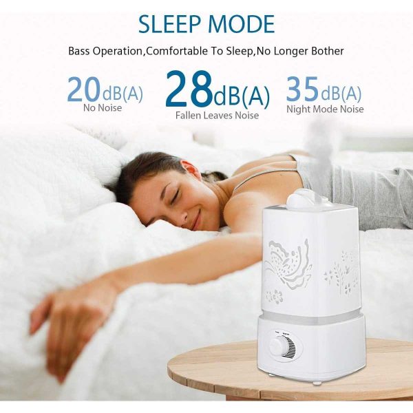 Taffware Aroma Therapy Air Humidifier 7 Color Light 1500ml - HUMI H6