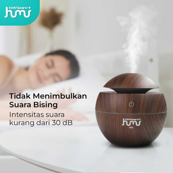 Taffware Aromatherapy Air Humidifier Desain Kayu - HUMI H41