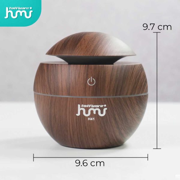 Taffware Aromatherapy Air Humidifier Desain Kayu - HUMI H41