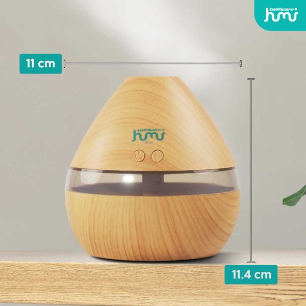 Taffware Air Humidifier Aromatherapy Oil Diffuser Wood Design 300ml - Humi H218 - Wooden