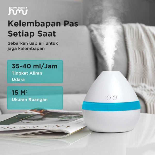 Taffware Aroma Therapy Air Humidifier Night Light 300ml - HUMI H296