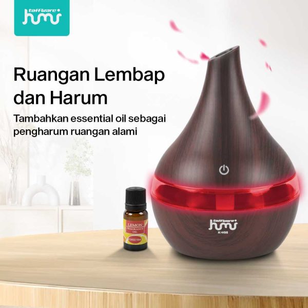 Taffware HUMI Air Humidifier Ultrasonic Wood Grain 300ml - K-H98