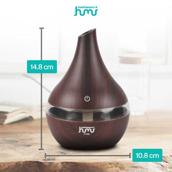 Taffware HUMI Air Humidifier Ultrasonic Wood Grain 300ml - K-H98