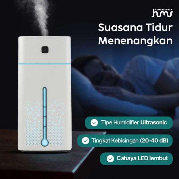 Taffware Air Humidifier RGB Night Light 1000ml - HUMI KS-600 - White