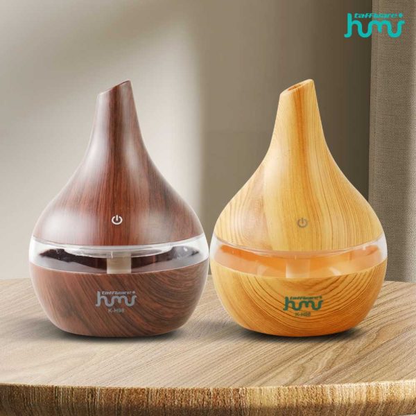Taffware Air Humidifier Ultrasonic Wood Grain 300ml - Humi K-H98