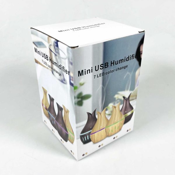 Taffware Air Humidifier Ultrasonic Wood Grain 300ml - Humi K-H98