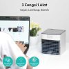 Taffware HUMI Kipas Air Cooler USB Mini Air 7 Color LED Light - K-F009