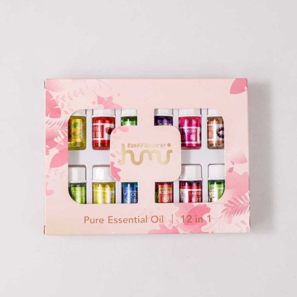 Taffware Pure Aroma Essential Fragrance Oil Aromatherapy 12 in 1 3ml