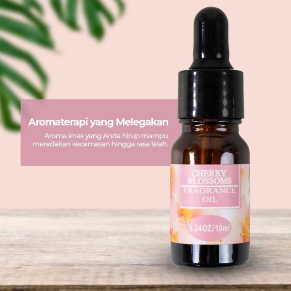 Taffware HUMI Essential Fragrance Oil Aromatherapy Cherry Blossom 10ml - RH-25