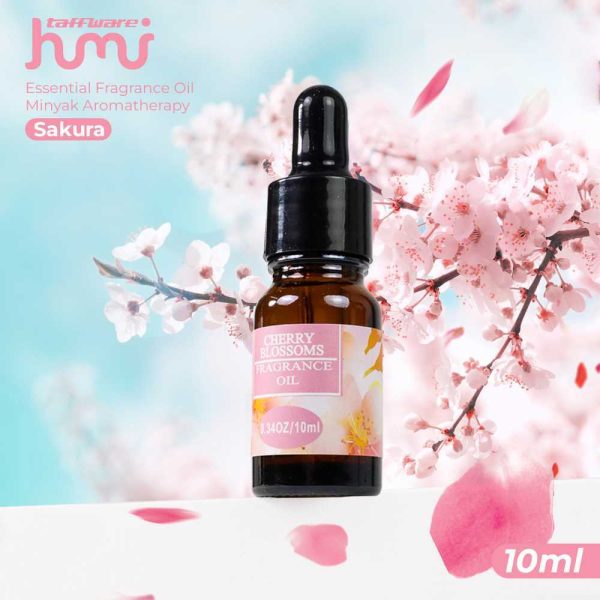 Taffware HUMI Essential Fragrance Oil Aromatherapy Cherry Blossom 10ml - RH-25