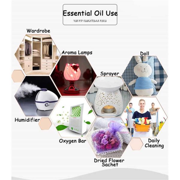 Taffware HUMI Essential Oils Minyak Aromatherapy Diffusers 3ml Mixing
