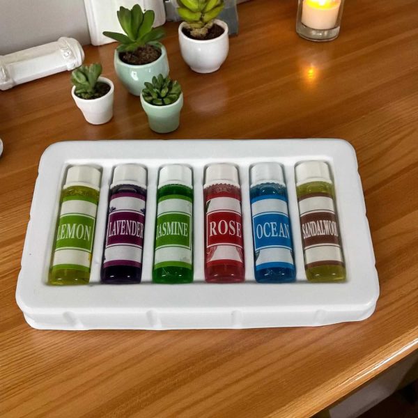 Taffware Essential Oils Aromatherapy Diffusers 5ml Mixing 6 PCS - 3544