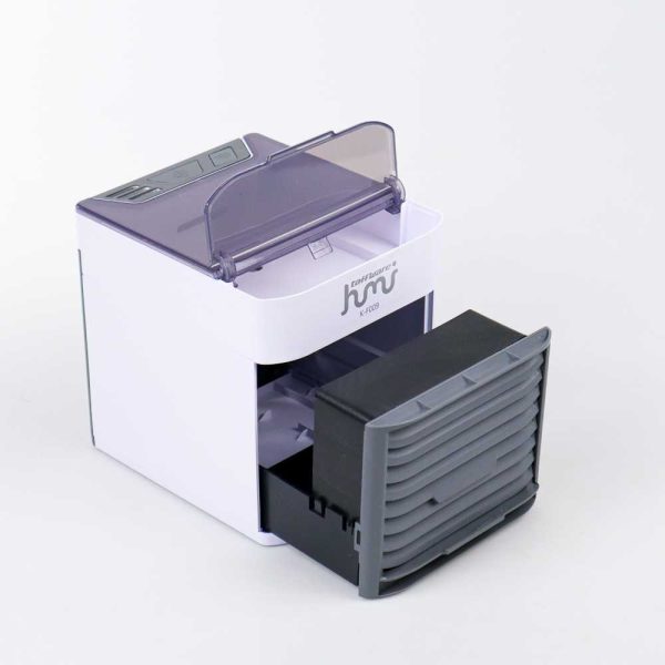 Taffware HUMI Kipas Air Cooler USB Mini Air 7 Color LED Light - K-F009