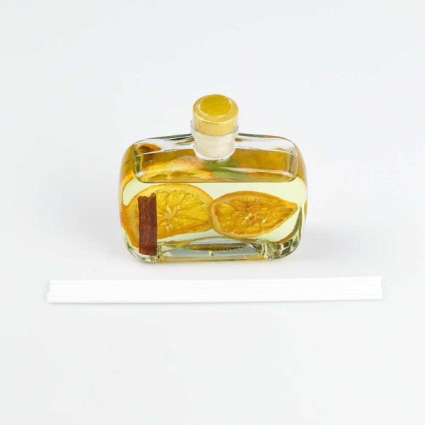 Taffware HUMI Pengharum Ruangan Reed Diffuser with Rattan Sticks - Lemon