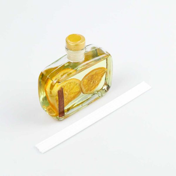 Taffware HUMI Pengharum Ruangan Reed Diffuser with Rattan Sticks - Lemon