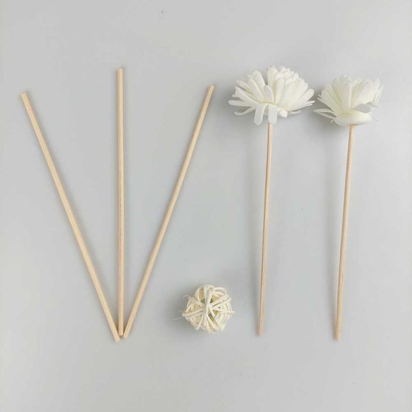 Taffware HUMI Parfum Ruangan Aroma Diffuser Reed Rattan Sticks Blue Wind Chimes 50ml - DF-100