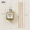 Taffware HUMI Parfum Ruangan Aroma Diffuser Reed Rattan Sticks Blue Wind Chimes 50ml - DF-100