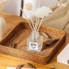Taffware HUMI Parfum Ruangan Aroma Diffuser Reed Rattan Sticks Blue Wind Chimes 50ml - DF-100