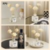 Taffware HUMI Parfum Ruangan Aroma Diffuser Reed Rattan Sticks Blue Wind Chimes 50ml - DF-100
