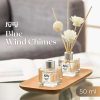 Taffware HUMI Parfum Ruangan Aroma Diffuser Reed Rattan Sticks Blue Wind Chimes 50ml - DF-100