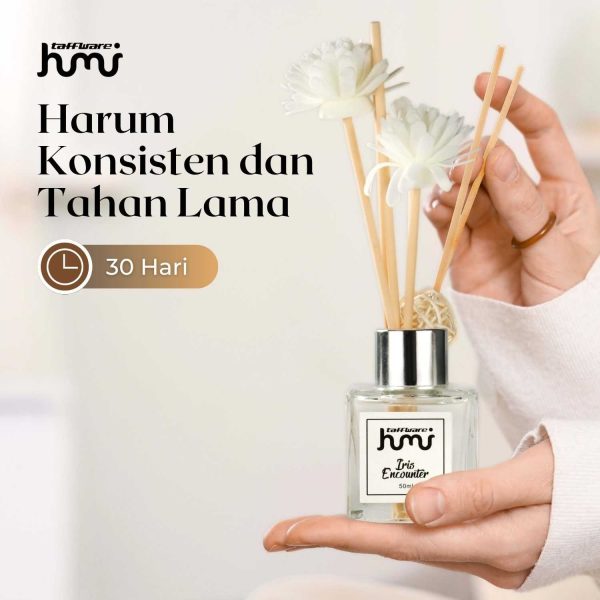 Taffware HUMI Parfum Ruangan Aroma Reed Diffuser Encounters 50ml