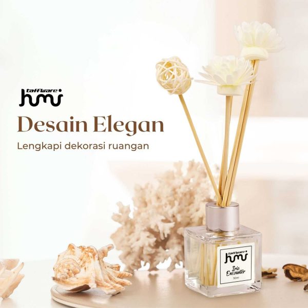 Taffware HUMI Parfum Ruangan Aroma Reed Diffuser Encounters 50ml