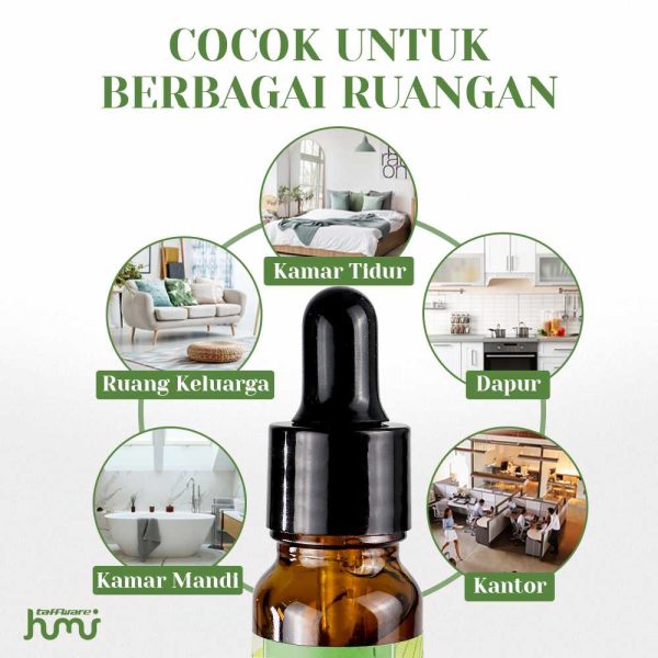 Taffware HUMI Essential Fragrance Oil Aromatherapy Green Tea 10ml - RH-25