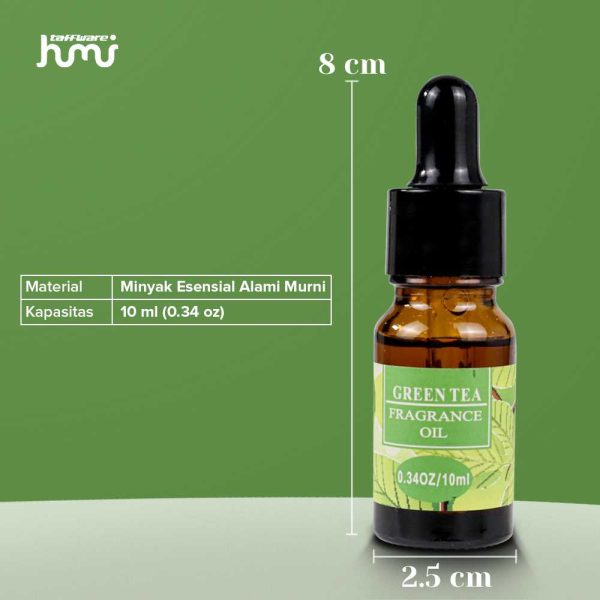 Taffware HUMI Essential Fragrance Oil Aromatherapy Green Tea 10ml - RH-25