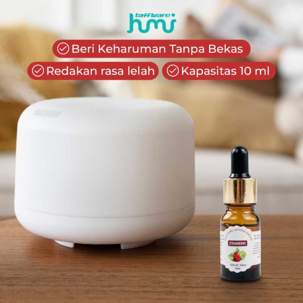 Taffware HUMI Water Soluble Essential Oils Minyak Aromatherapy Strawberry-TSLM2