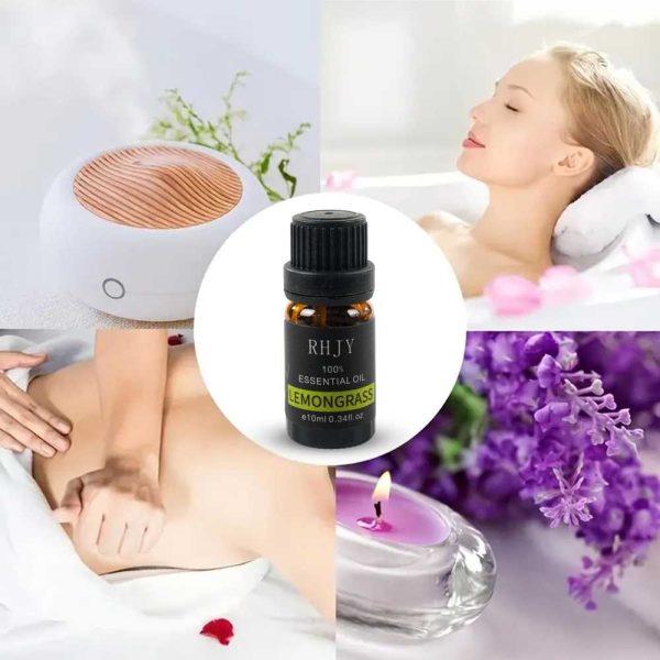 Taffware HUMI Pure Essential Oils Minyak Aromatherapy Lemon Grass 10ml - RH-11