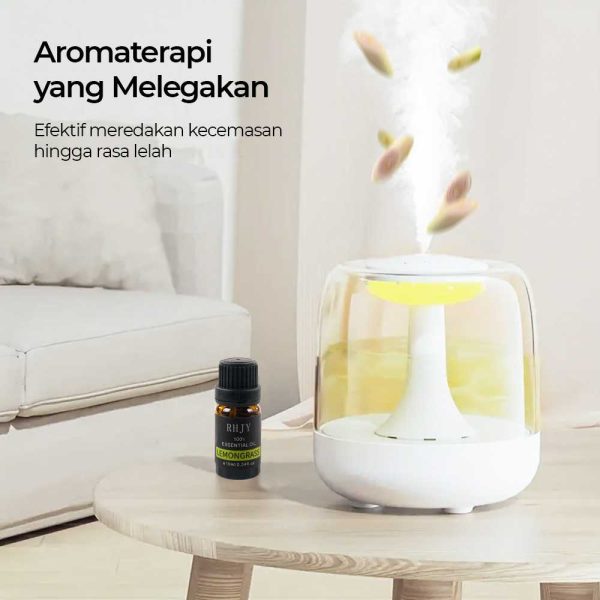 Taffware HUMI Pure Essential Oils Minyak Aromatherapy Lemon Grass 10ml - RH-11
