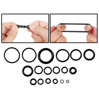 Taffware Karet Rubber O-Ring Seal Tightening Repair Kit 225 PCS - E436