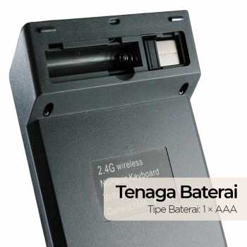 Taffware Keyboard Numeric Numpad Wireless Mini 2.4GHz Scissor Switch - i120