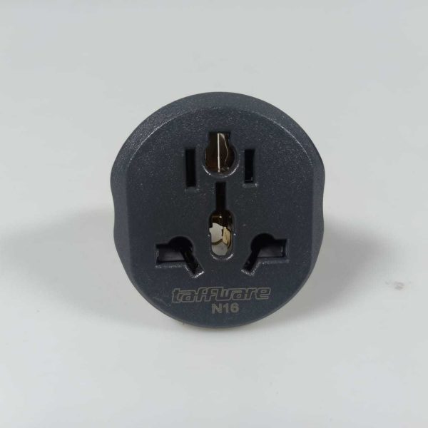 Taffware Loop Universal Travel Adapter AU US UK to EU Plug 16A - N16