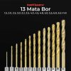 Taffware Mata Bor Power Drill Steel Titanium Hex Shank 13 PCS - SV-VDB13