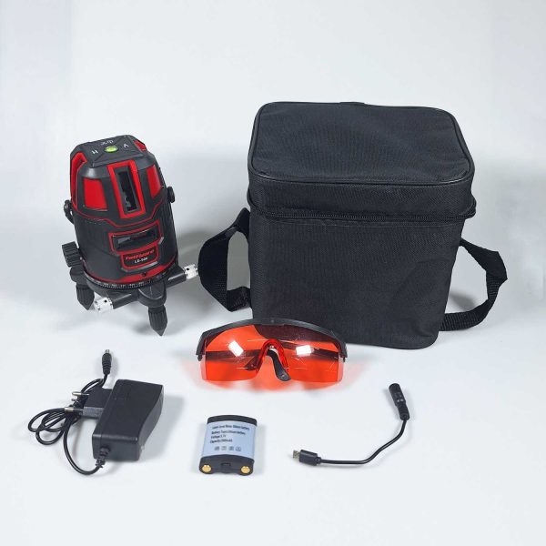 Taffware Mesin Self Leveling 5 Line Laser Red Beam Infrared 4D - LD-500