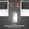 Taffware Mouse Wireless Bluetooth Optical 2.4GHz Silent Click 1600DPI - M8120G