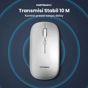 Taffware Mouse Wireless Bluetooth Optical 2.4GHz Silent Click 1600DPI - M8120G