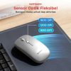 Taffware Mouse Wireless Bluetooth Optical 2.4GHz Silent Click 1600DPI - M8120G