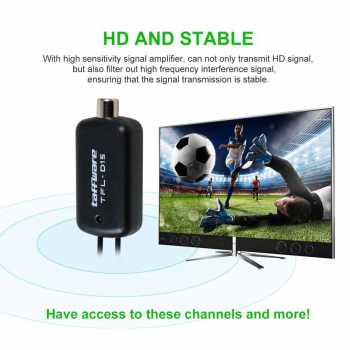 Taffware Penguat Sinyal Antena TV Amplifier Signal Booster DVB-T2 - TFL-D15