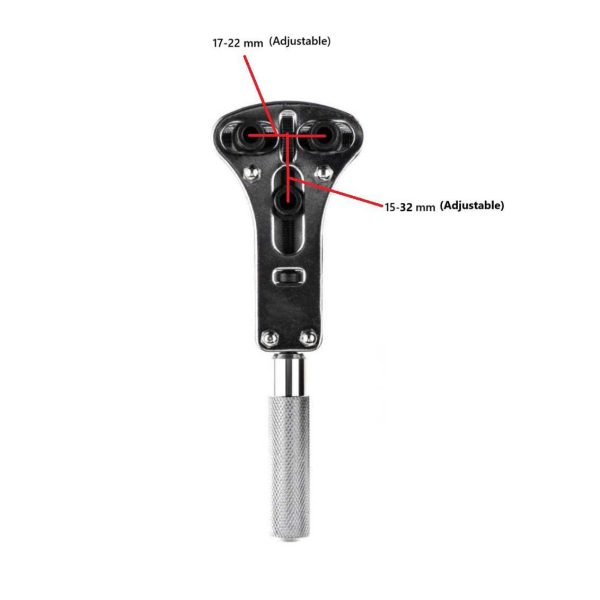 TaffSPORT Peralatan Reparasi Jam Tangan Watch Repair Tool Kit Set - C10050 - Black
