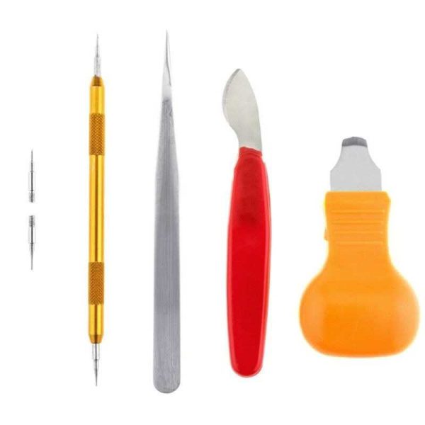 TaffSPORT Peralatan Reparasi Jam Tangan Watch Repair Tool Kit Set - C10050 - Black