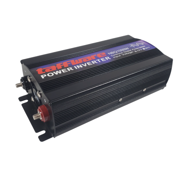 Taffware Car Power Inverter Pure Sine Wave DC 12V to AC220V 1000W