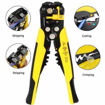 Taffware Tang Kupas Kabel Automatic Wire Stripper Cutter Crimper - TK0742