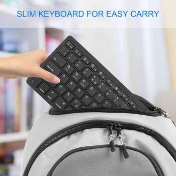 Taffware Keyboard Bluetooth Wireless Portable iOS Android Windows PC - BK3001