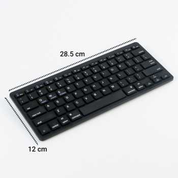 Taffware Keyboard Bluetooth Wireless Portable iOS Android Windows PC - BK3001
