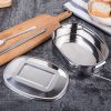TaffHOME Kotak Makan Lunch Box Stainless Steel Double Layer 950ml - TR-95
