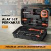 Taffware Alat Set Perkakas Palu Obeng Cutter Meteran 8 in 1