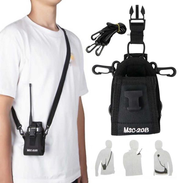 Taffware Tas Walkie Talkie for Taffware Pofung - MSC-20B - Black